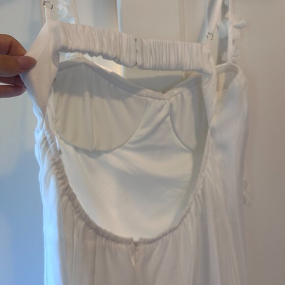 Latest Scoop - Curve Enhancing Bustier Midi Dress White - Picture 5 of 6